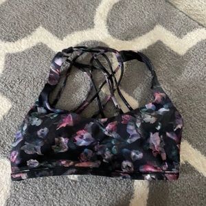 Lululemon floral sports bra